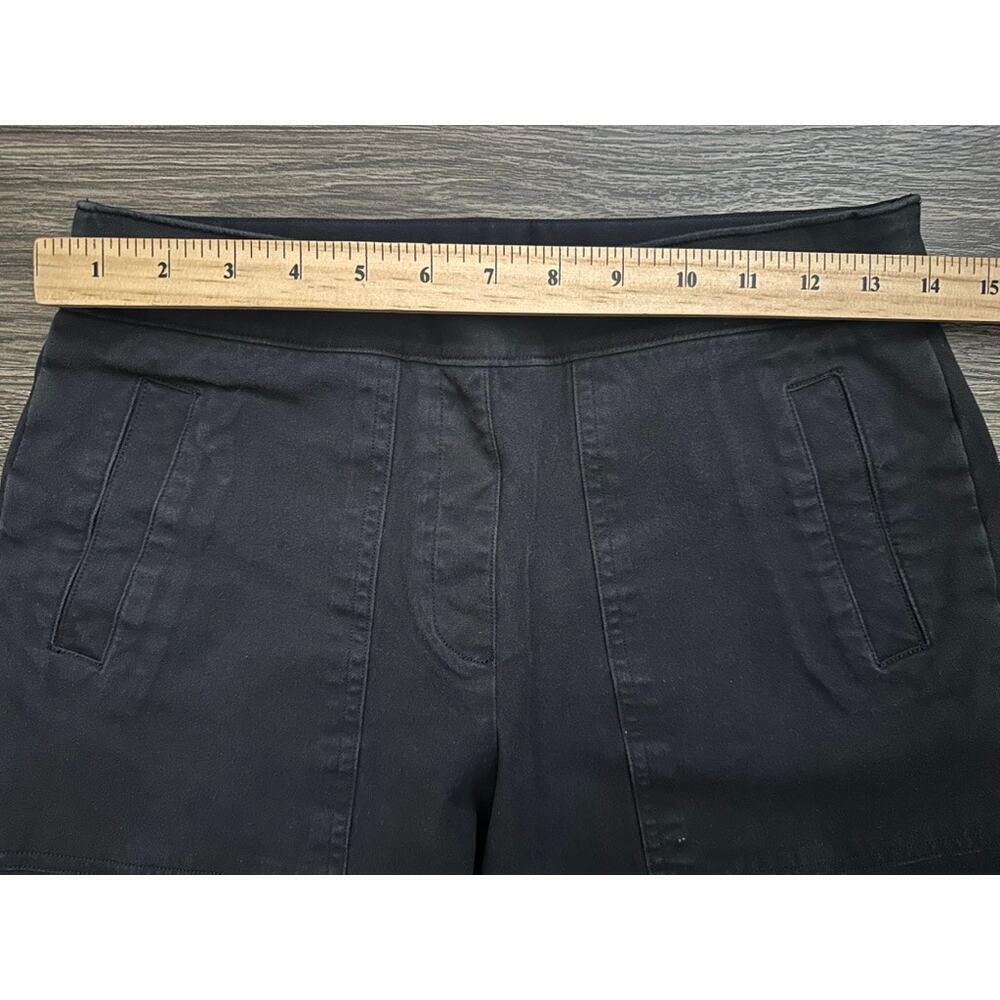 Spanx M Petite On The Go Cropped Wide Leg Pants Black - Picture 4 of 8
